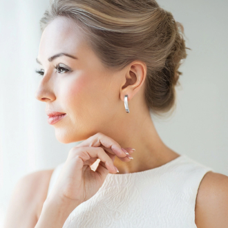 Stříbrné náušnice NA2047