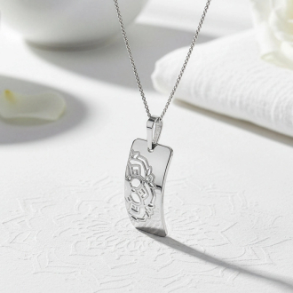 Stříbrný přívěsek s řetízkem KO1093_CU035_45